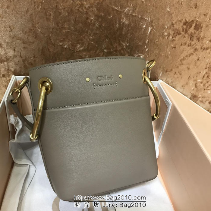 Chloe克洛伊 最新 進口小牛皮Roy系列 小號水桶包  ypk1003